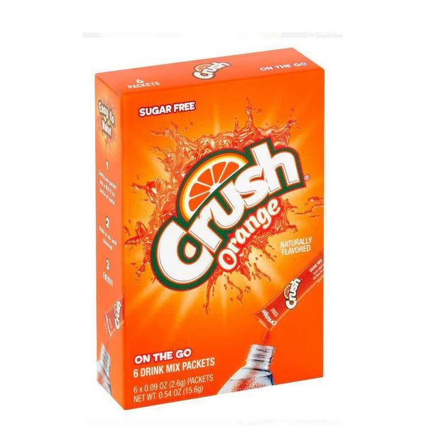 Crush Orange Drink Mix, 6 ct – 0.8 oz