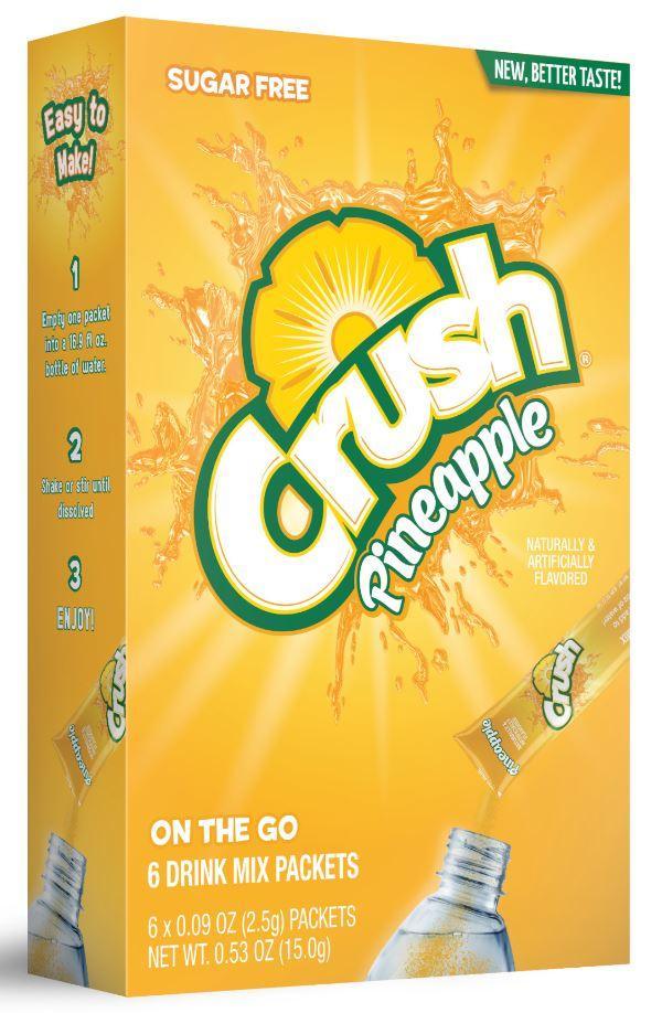 Crush Pineapple Drink Mix, 6 ct – 0.8 oz