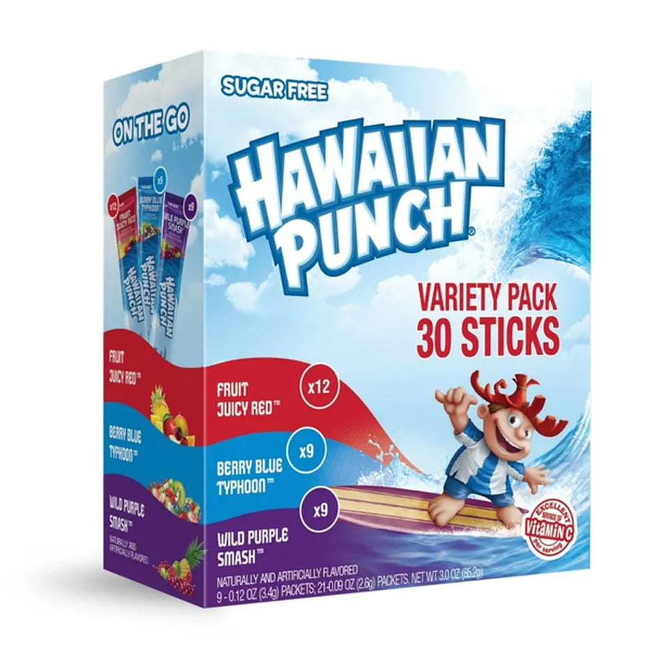 Hawaiian Punch Singles to Go Variety Pack, 30 ct – 7.5 oz