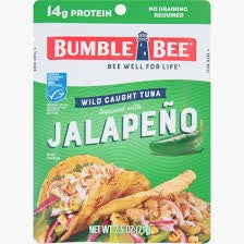 Bumble Bee Wild Caught Tuna – Jalapeño 2.5 oz