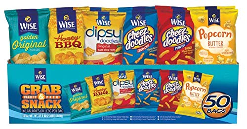 Wise Grab & Snack Variety Pack, 50 Ct 38 Oz