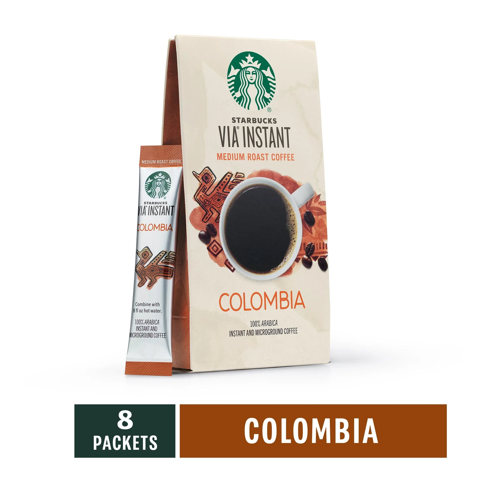 Starbucks, VIA Ready Brew Colombia Coffee, 8ct