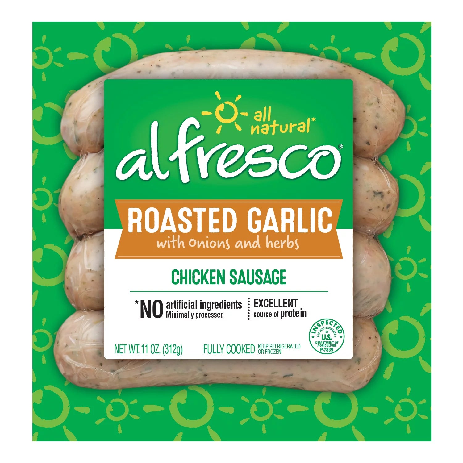 Al Fresco Roasted Garlic Chicken Sausage