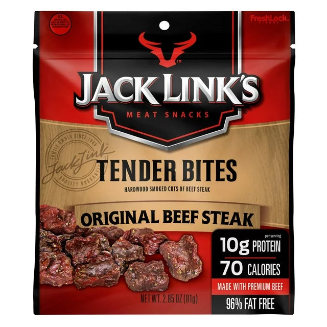 Bocaditos tiernos de carne de res originales de Jack Link, 2,85 oz 