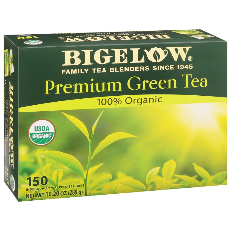 Té verde premium 100 % orgánico Bigelow, 150 unidades 