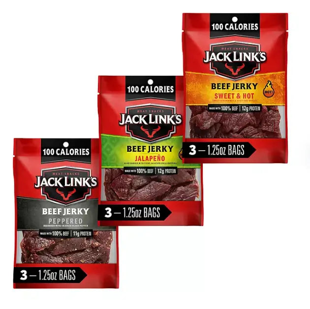 Paquete variado de cecina de res Jack Links, 9 unidades de 11,5 oz 