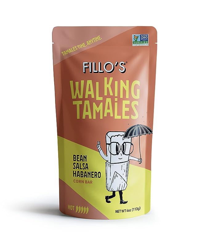 FILLOS Tamales para Caminar Salsa de Frijoles Habanero 4 oz 