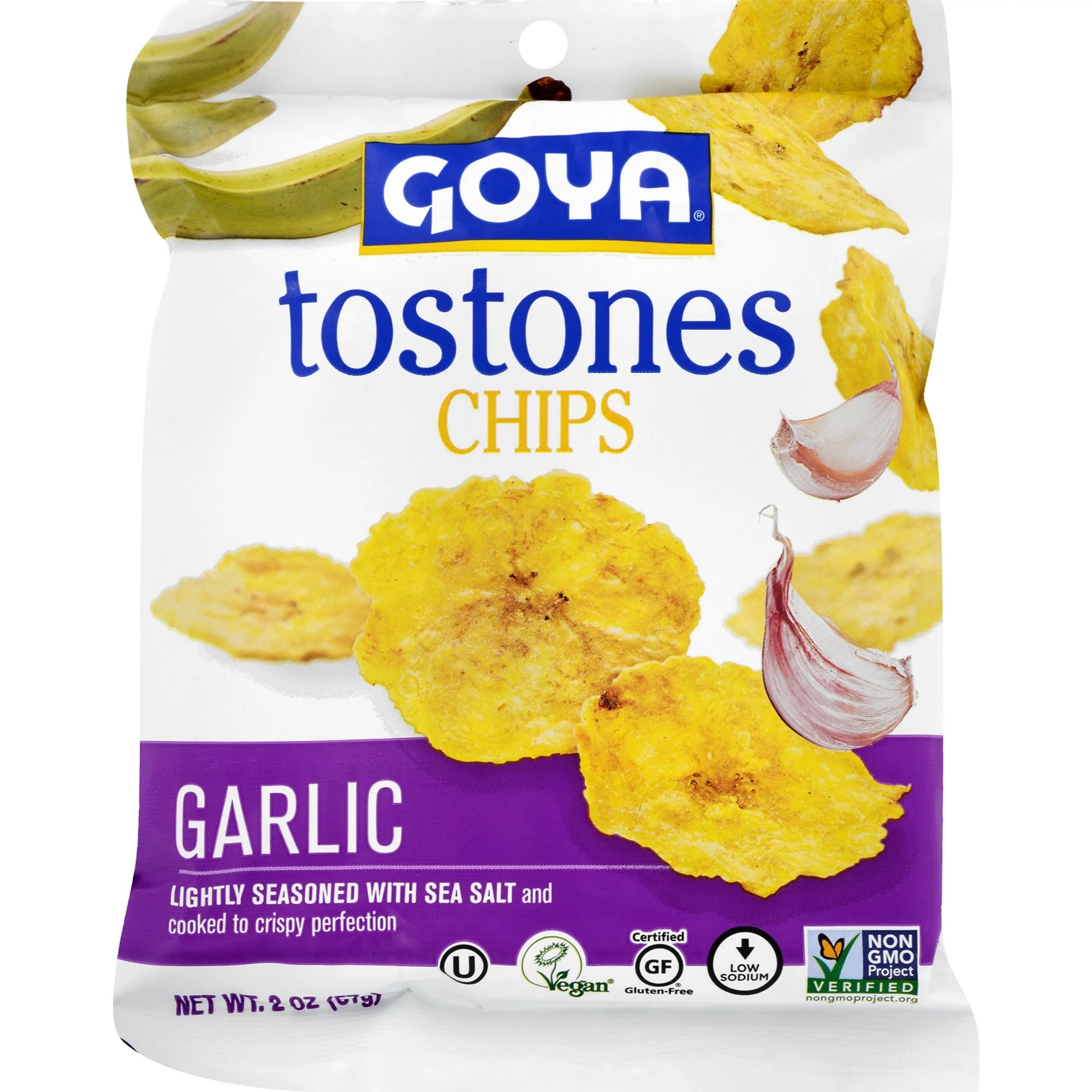 Goya Tostones Chips Ajo 2 oz 