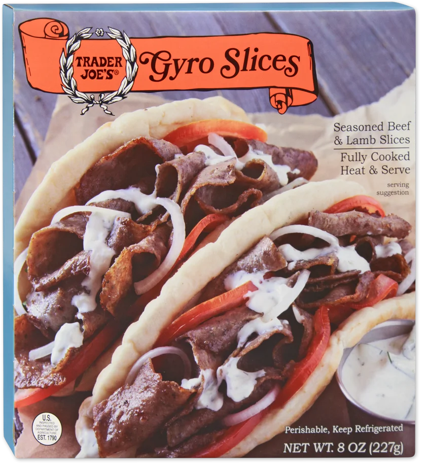 Rebanadas de carne de res estilo gyro de 8 onzas 