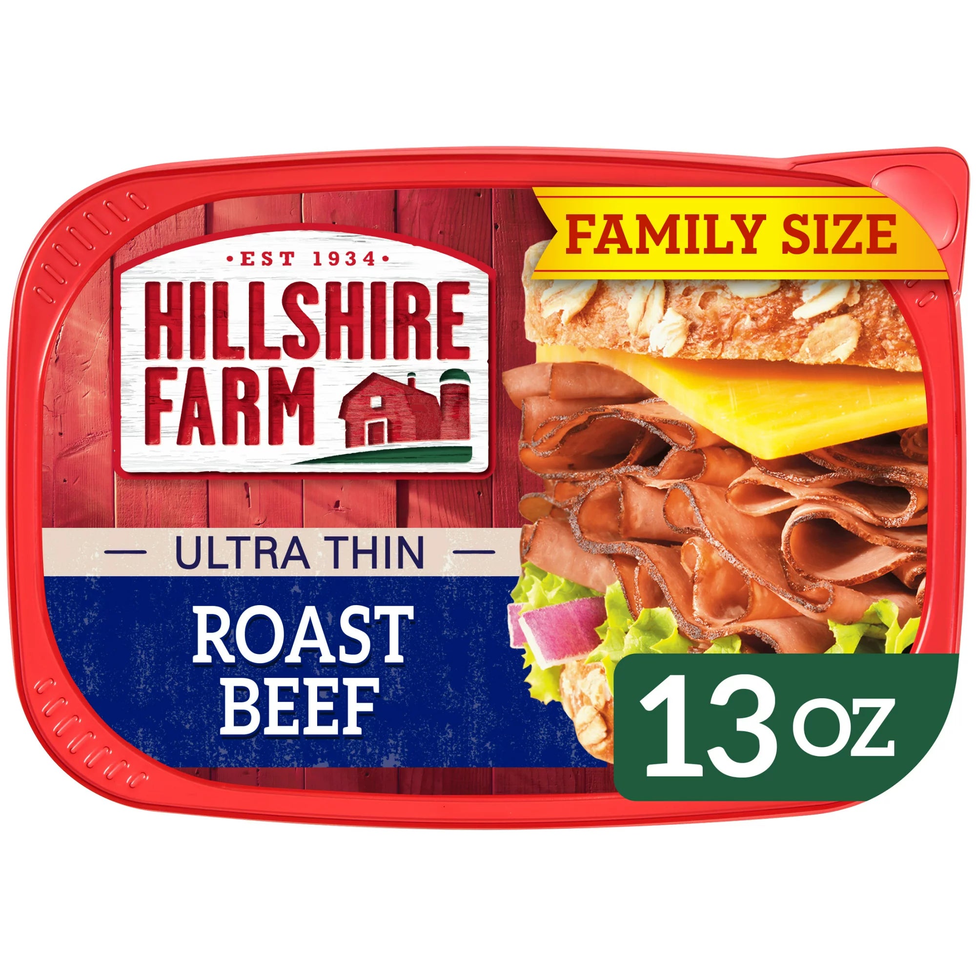 Hillshire Farm Sliced Roast Beef Deli Lunch Meat 13 Oz