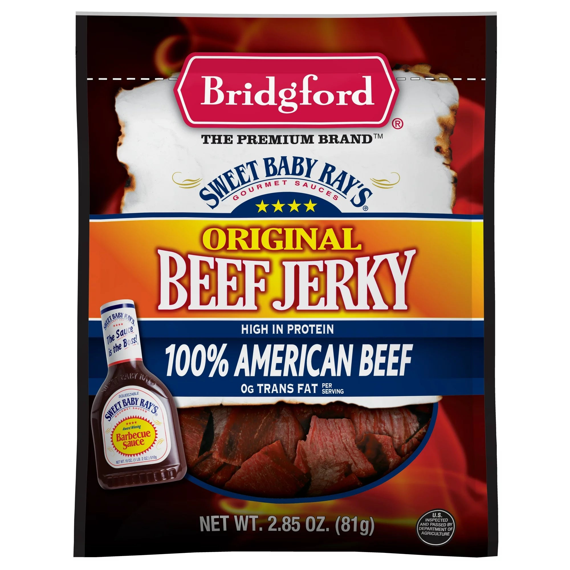 Bridgford Original Beef jerky 2.85 oz