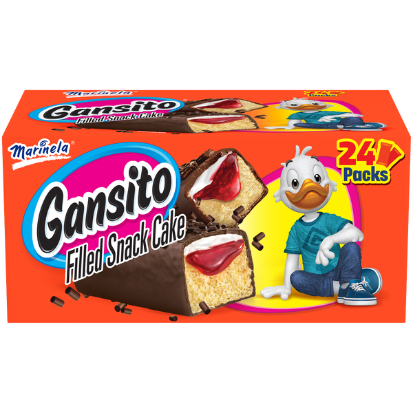 Tortitas de gansito Marinela, 3,5 libras, paquete de 32 