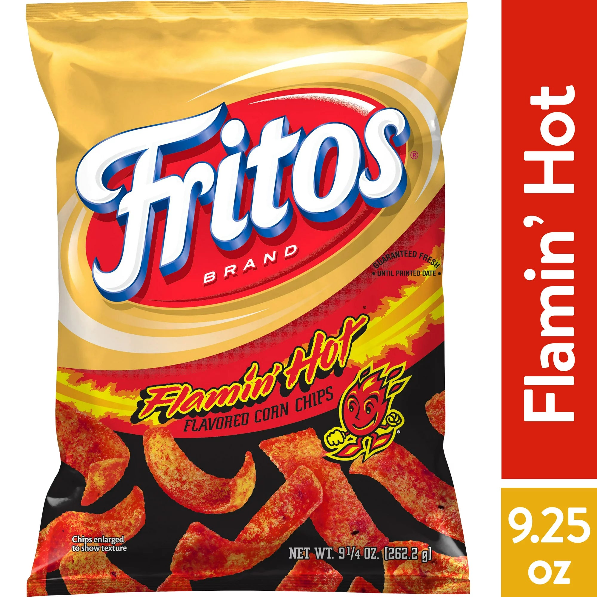 Fritos Flamin  Hot Flavored Corn Chips, 9.25 Oz