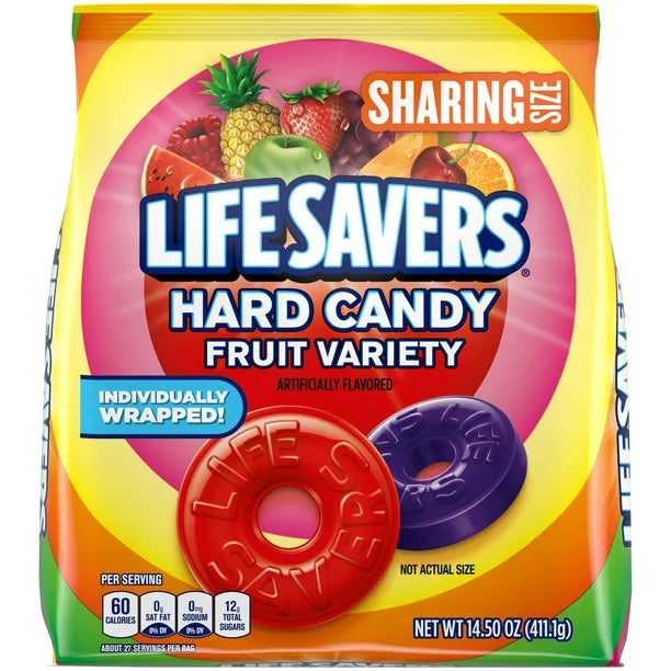 Life Savers Fruit Variety Hard Candy, Sharing Size 108 Ct 14.5 oz