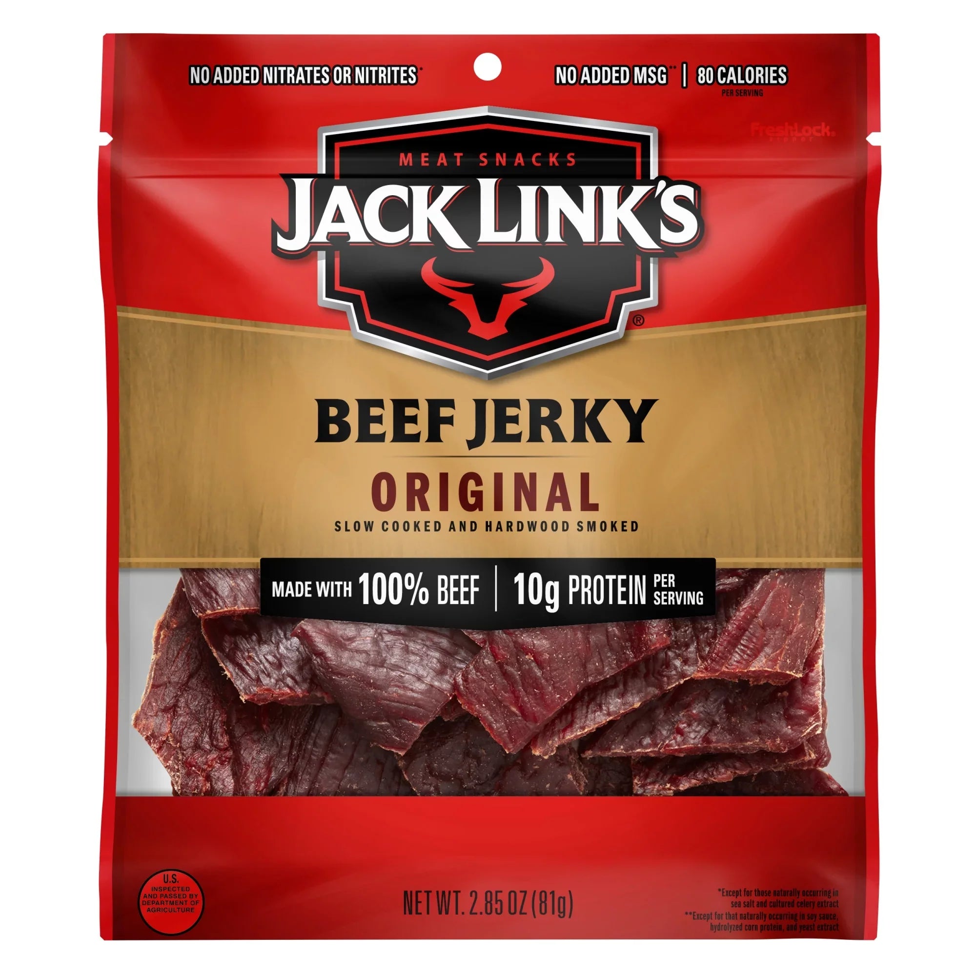 Jack Link’s Beef Jerky, 100% Beef, Original