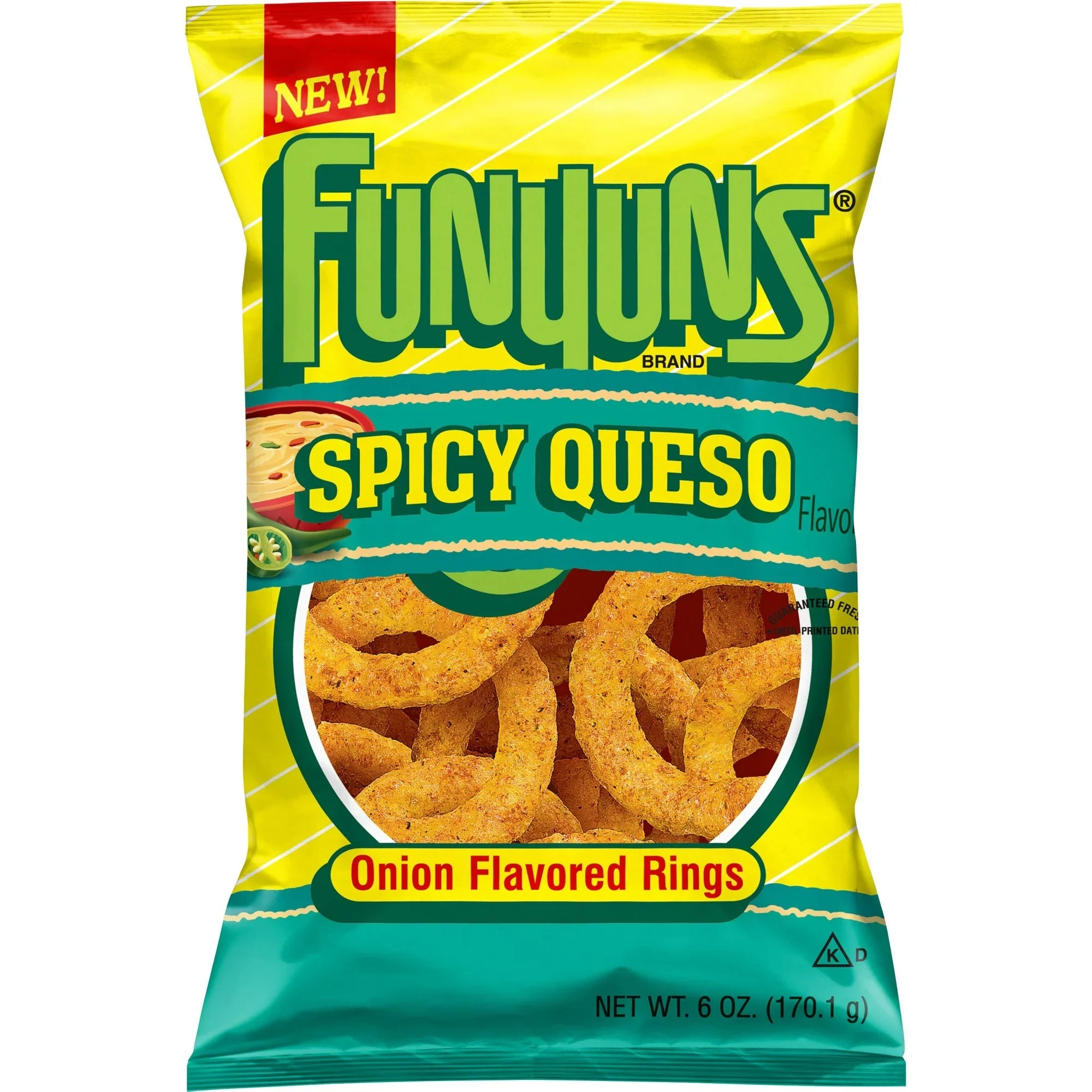 Queso picante Funyuns de 6 onzas