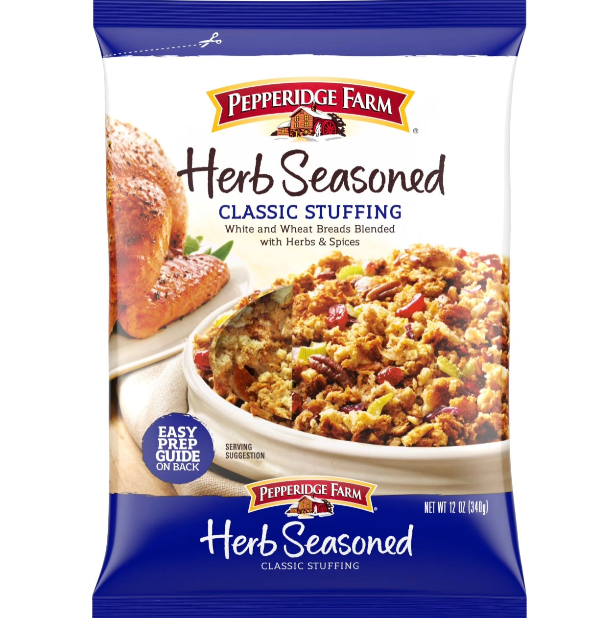Pepperidge Farm Herb Seasoned Classic Stuffing, 12 oz. Bag
